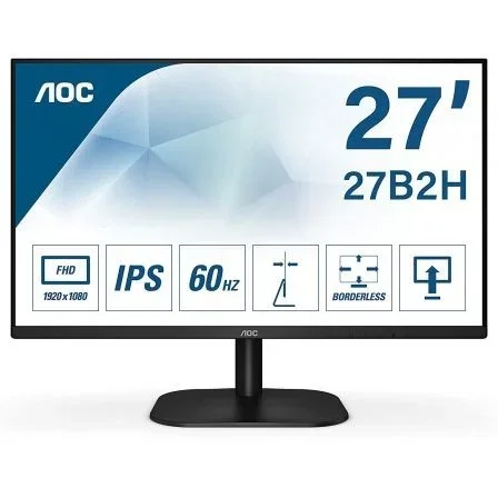 AOC 27B2H Monitor de 27 Pulgadas Full HD IPS Negro